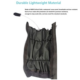 Apkaf Snake Gaiters, Snake Bite Protection for Lower Legs, Outdoor Leg Gaiters Hiking Hunting Snow Boot Gaiters Sand Waterproof Boots Cover Legging Gaiters Fit for Men & Women, Adjustable Size