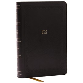 NKJV Compact Paragraph-Style Bible w/ 43,000 Cross References, Black Leathersoft, Red Letter, Comfort Print: Holy Bible, New King James Version: Holy Bible, New King James Version
