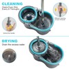 JOYMOOP Spin Mop and Bucket, 360° Mop Head & Telescopic