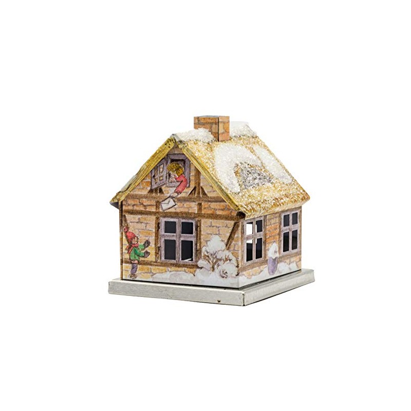 KNOX Metal Smoking House - Brick House in Winter -