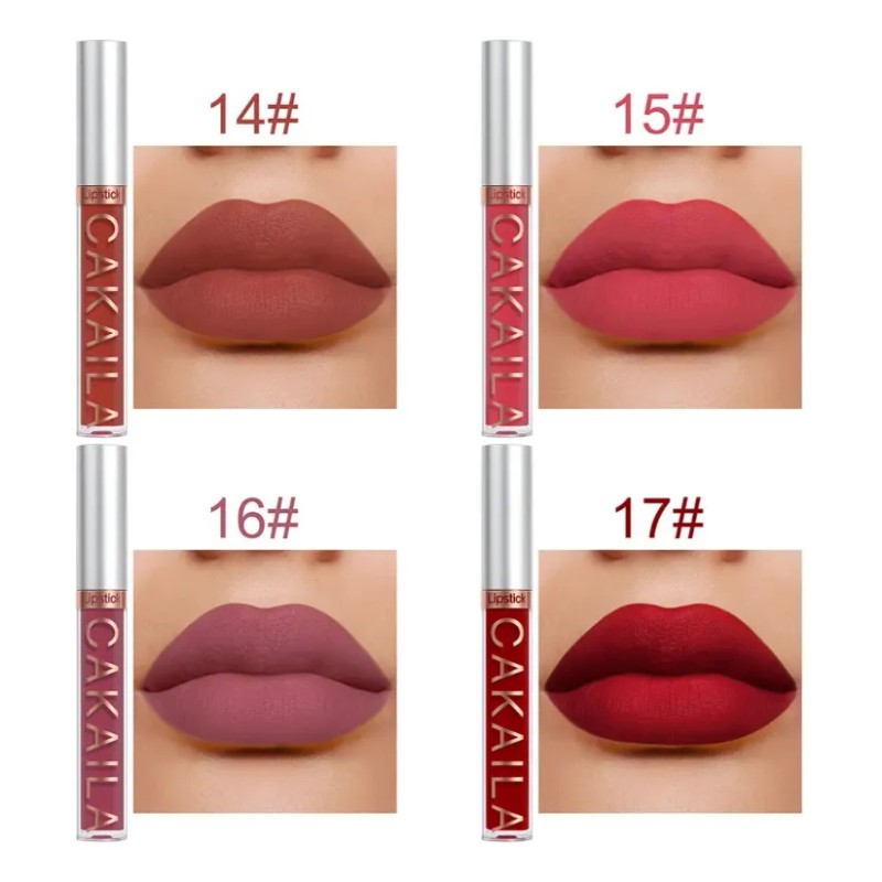 Brillos Labiales Cakaila Mixed Color 10 Pzs Impermeables