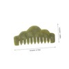 minkissy 2pcs Jade Scalp Massage Combs Natural Hair Care Tool