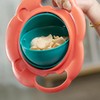 Spill Resistant Bowl for Kids: Rotation Spill Resistant Bowl 360