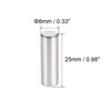 sourcing map 15Pcs 8mm X 25mm Dowel Pin 304 Stainless