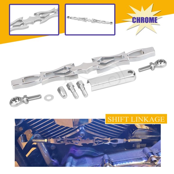 Unbranded Chrome Spear Shifter Shift Linkage For Harley Road Electra