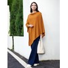 RYYOYY Soft Cashmere Blend Knitted Poncho for Women Wayfarer Travel