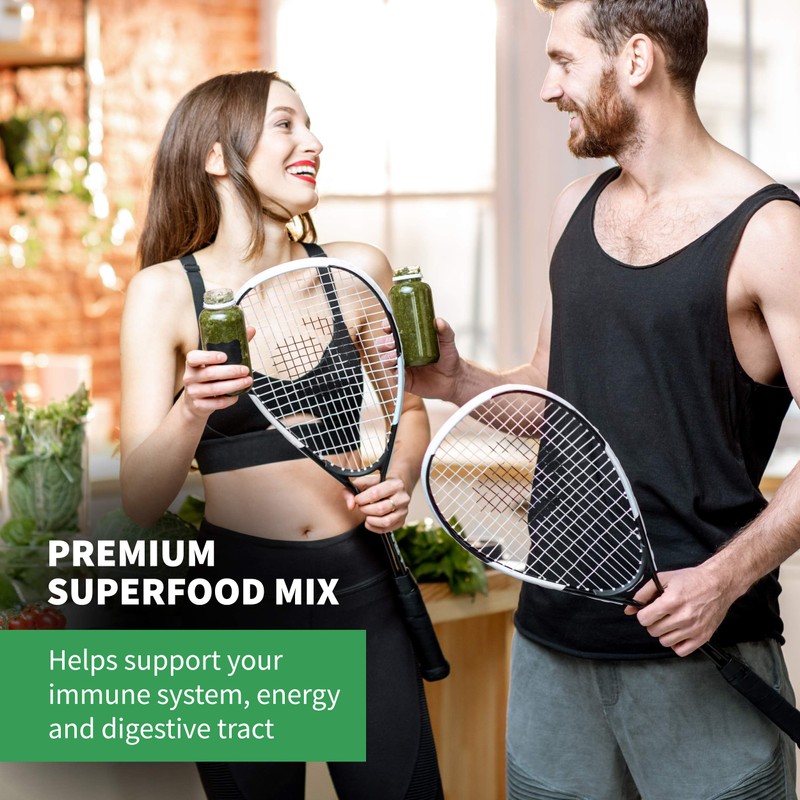 Total Tea Green Powder for Energy & Digestive Health with