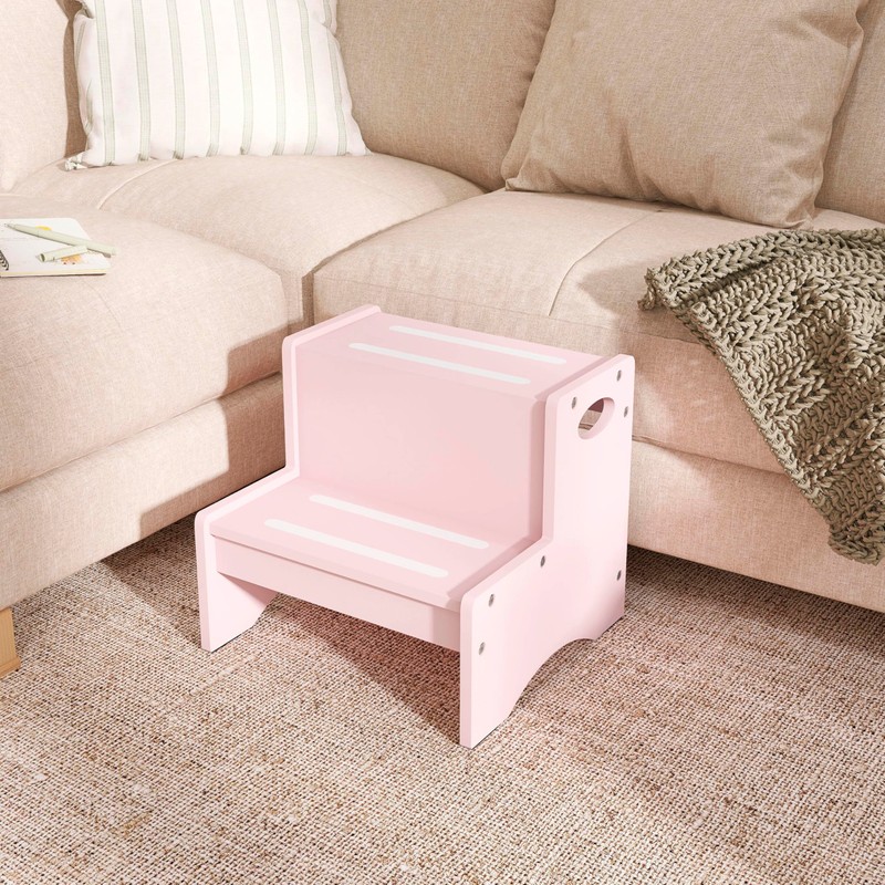 Dream On Me Little Steps Step Stool in Pink –