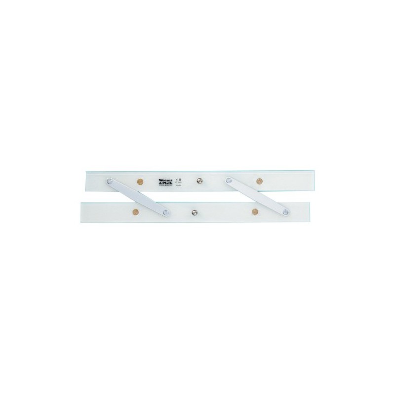 Weems & Plath Marine Navigation Parallel Ruler Without Protractor Markings