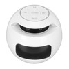 Bluetooth Alarm Clock Speaker Bass Full FM Radio Multifunction Portable