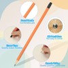 PATIKIL 24 Stück runde Graphitstifte, 17,8 cm, radierbare Riesenstifte #2