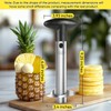 Pineapple Corer, [Upgraded, Reinforced, Thicker Blade] Newness Premium Pineapple Corer
