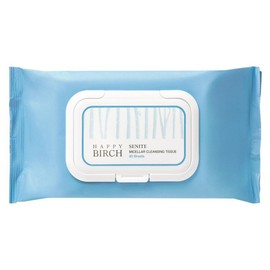 Senite Koreana Senite Happy Burch Cleansing Tissue, 80 sheets, 1 pc / 세니떼 코리아나 세니떼 해피버치 클렌징티슈, 80매입, 1개
