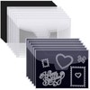 80 Pcs Stamp and Die Storage Bag Bulk and Rubber