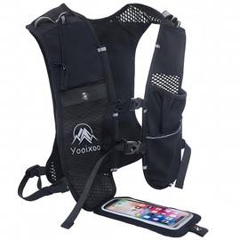 Running Vest for Women Men, Running Backpack Lightweight Hydration Pack With Touch Screen Phone Bag for Hiking Trail Running Cycling Race Marathon Essentials