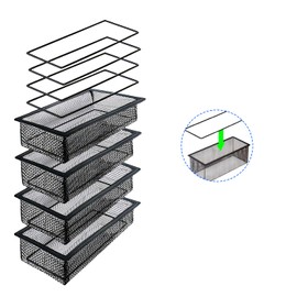 4-Pack Floor Vent Screen Net for 4x10 Registers – Floor Register Cover Trap to Trap Pet Hair, Food, Small Objects, and Debris – Floor Air Vent Cover Screen Prevents Blockages and Debris in Vents