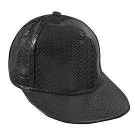 Eigso Hip Hop Snapback Baseball Hat for Men Women Dancing Club Baseball Cap Adjustable Strap Black