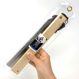 HACHIEMON Japanese Ryoba Pull Saw Double Edge Portable Hand Saw 210mm (8.3 Inch) for Woodworking Compact and Smoothly - Made in Japan