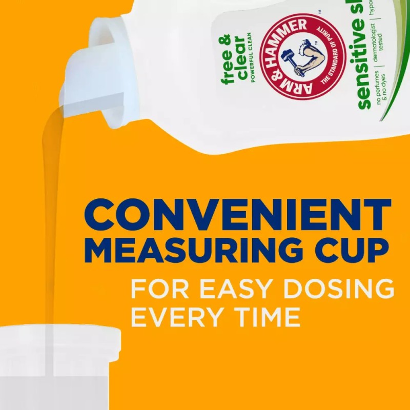 Arm & Hammer Sensitive Skin Free & Clear Laundry Detergent,