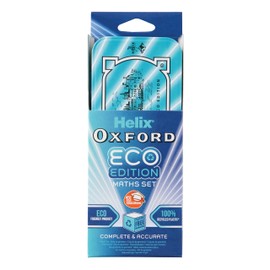 Helix Oxford Cyber Eco Maths Set - Light Blue