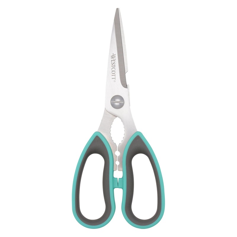 Westcott Titanium-Bonded Kitchen Shears 4pk, Durable and Versatile Scissors with