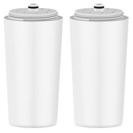 AOERUOW 2-Pack Replacement Shower Filter Compatible with Aquasana® AQ-4125,AQ-4100,AQ-4105,AQ-4100NSH,AQ-4105CHR Shower Head,Water Softener Filter for Hard Water Reduce Chlorine and Harmful Substances