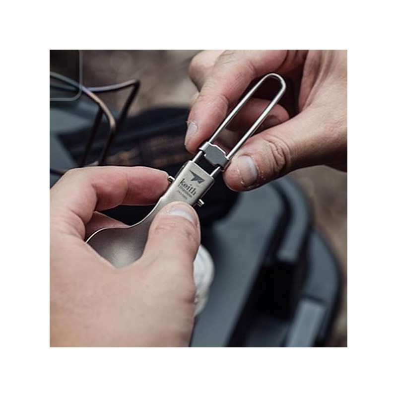 Keith Pliable titanium spoon Ti5308