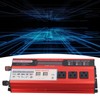 2000W Car Inverter Aluminum Alloy 4 USB Ports 3 Outlets