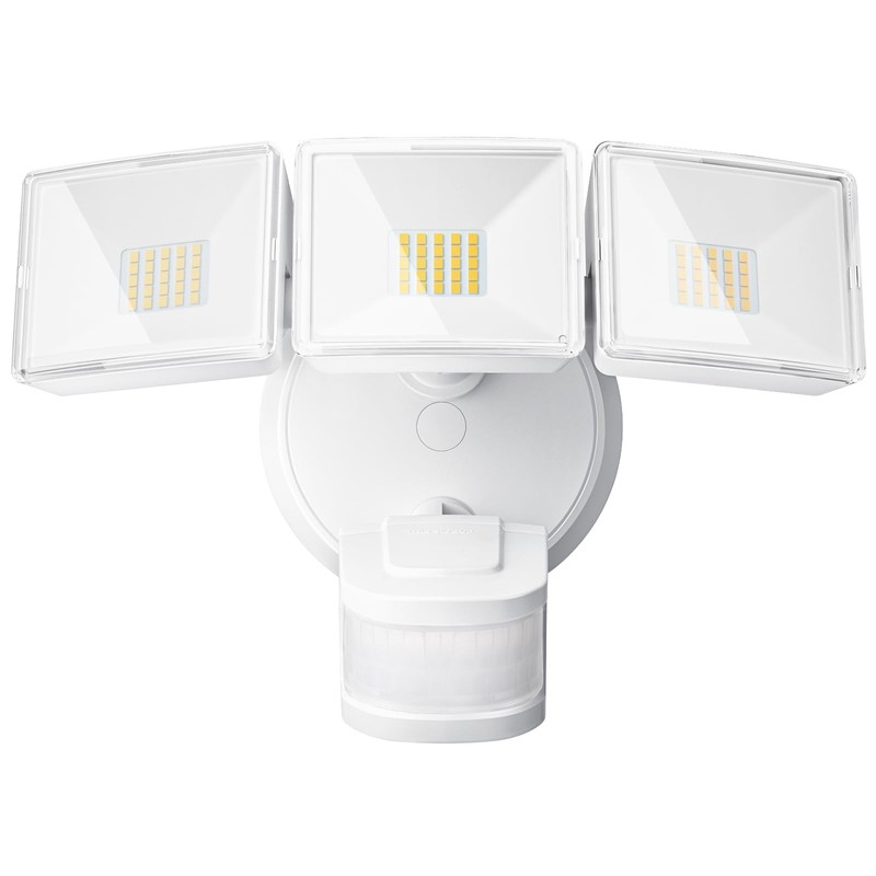 OREiN 4500LM/30W Flood Lights Outdoor, 240°/40FT Motion Sensor Outdoor Lights,