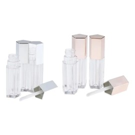 6x Viales De Tubos De Brillo Labial Vacíos Frascos
