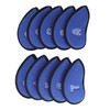 10pcs Golf Club Head Cover Breathable Nylon Mesh Soft Lining