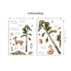 Grandora DL802-3 Forest Animals Wall Sticker for Children's Room Baby