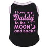 Petitebella - Camisa para perro con texto "I Love My