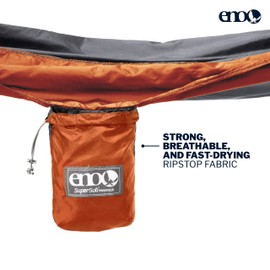 ENO Eagles Nest Outfitters SuperSub Hammock One Size Gray