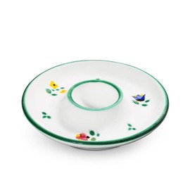 Gmundner ceramic manufacture, 0321BEGL12 scattered flower egg cup smooth, diameter 12 cm