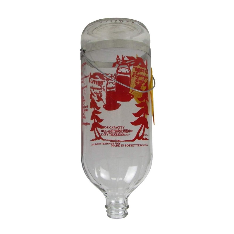 2 Pack of Best-1 Glass Hummingbird Feeders, 32 oz. Each