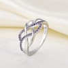 YL Celtic Knot Rings 925 Sterling Silver Twisted Knot Ring