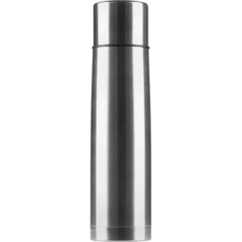 Helios 1104 Active Stainless Steel Insulated Flask, 1 Litre, Robust Thermos Flask for Outdoor & Leisure, BPA-Free, Suitable for Hot and Cold Drinks, 1 Litre, Silver
