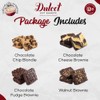 Dulcet Gift Baskets Happy Birthday Chocolate Fudge Brownie Assortment Gift