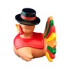 DUCKY CITY 3" Thanksgiving Turkey Rubber Duck [Floats Upright] -