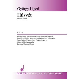 Húsvét: Easter ("Ma van húsvét napja"). 2 female choirs or children's choirs (SMezA/Mez) a cappella. Partition de chœur.
