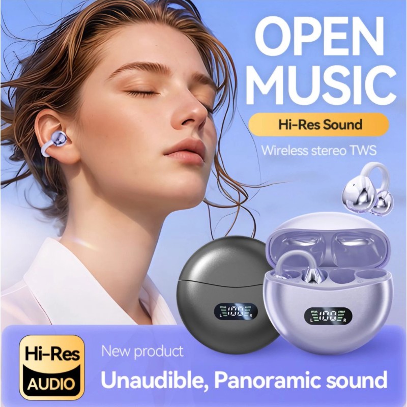 Auraorelixir Clip On Earbuds M79 non in ear open OWS