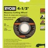 RYOBI 4-1/2" Masonry Cutting Wheel Silicon Carbide