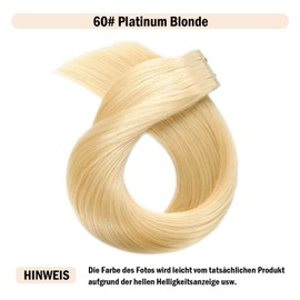 35 cm-55cm Clip-In Hair Extensions, 100 % Remy Real Human Hair Smooth, 10-Piece Set