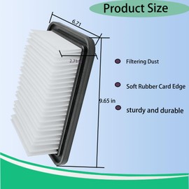 2 Pack Replacement Filter for Makita VC4210 Filter W107418351, Milwaukee 8960-20 Filter 49-90-1953, Mirka DE-1230-PC Dust Extractors Filter