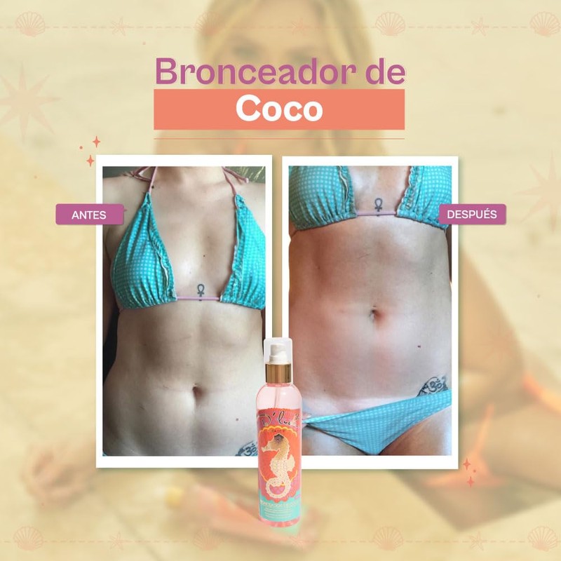 Bronceador Solar de Coco D'Luchi 250 ML | Tanning Oil