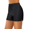 Runmeihe Women's Swim Shorts with Adjustable Drawstring, Quick Dry Ladies