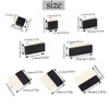 Ruibapa 78 PCS 2.54mm Male and Female Pin Header Connector