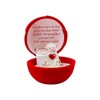 OnlineStreet - Love Heart Teddy Bear Ornament Red Celebration Rose