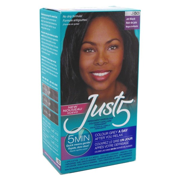 Just 5 Color Jet Black J-50 (2 Pack)